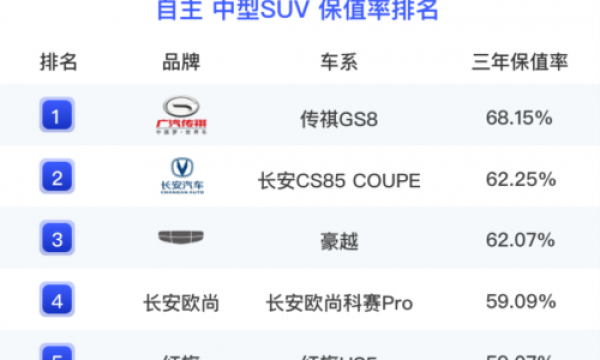 别再迷信豪车了！保值率还得看这台车